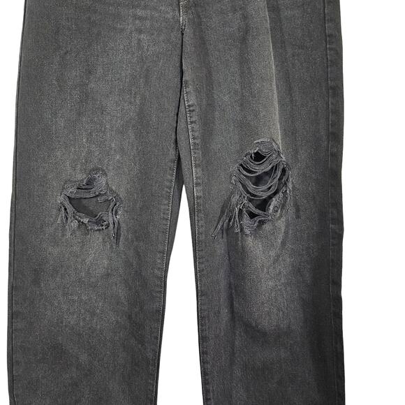 Levi's Black Distressed Baggy Dad Jeans NWT - Picture 4 of 12